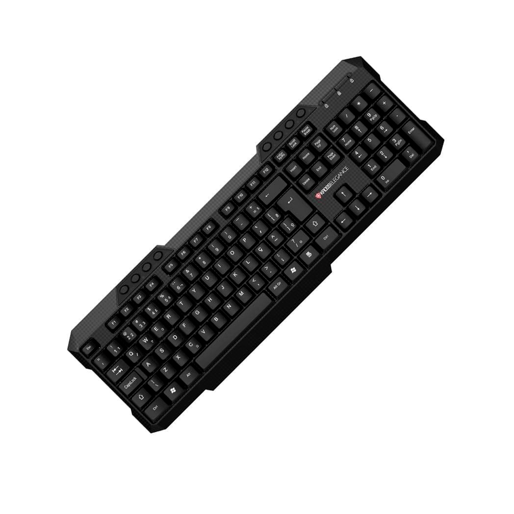 Teclado Com Fio Kross Multimídia Elegance, USB, ABNT2 - KE-K106V3 Preto