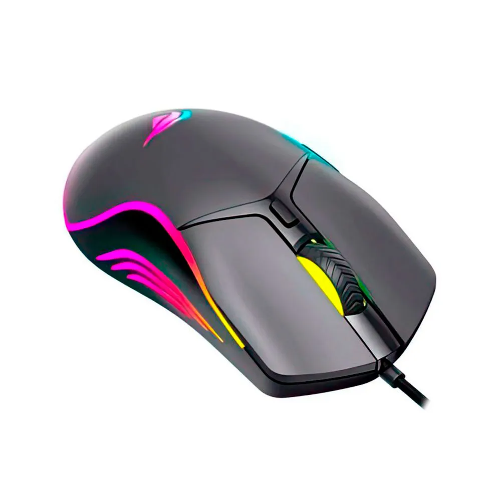 Mouse Gamer Havit MS1029,7200dpi, USB, RGB Preto