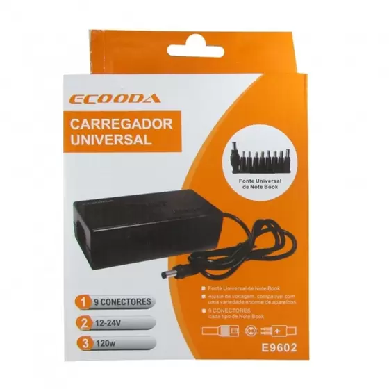 FONTE UNIVERSAL NOTEBOOK 9 PLUGS E9602