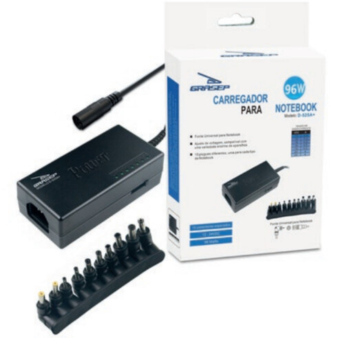 FONTE UNIVERSAL NOTEBOOK 10 PLUGS KP-525A+