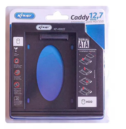 Adaptador Caddy HD Notebook 9.6mm KP-HD021