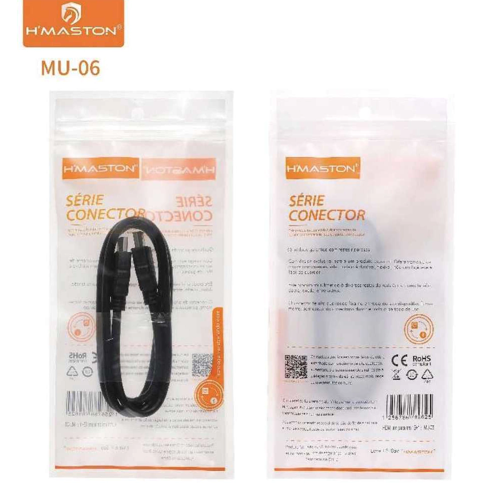 Cabo de Áudio e Vídeo HDMI Hmaston MU-06 1 Metro