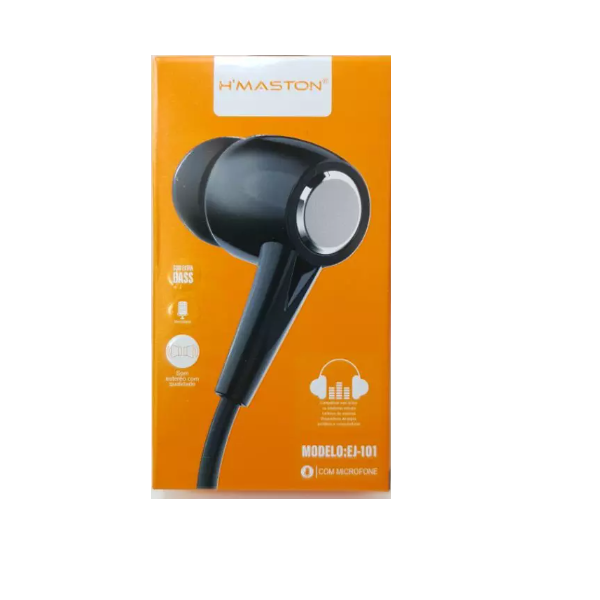 Fone De Ouvido Intra-auricular Top HMaston EJ-101