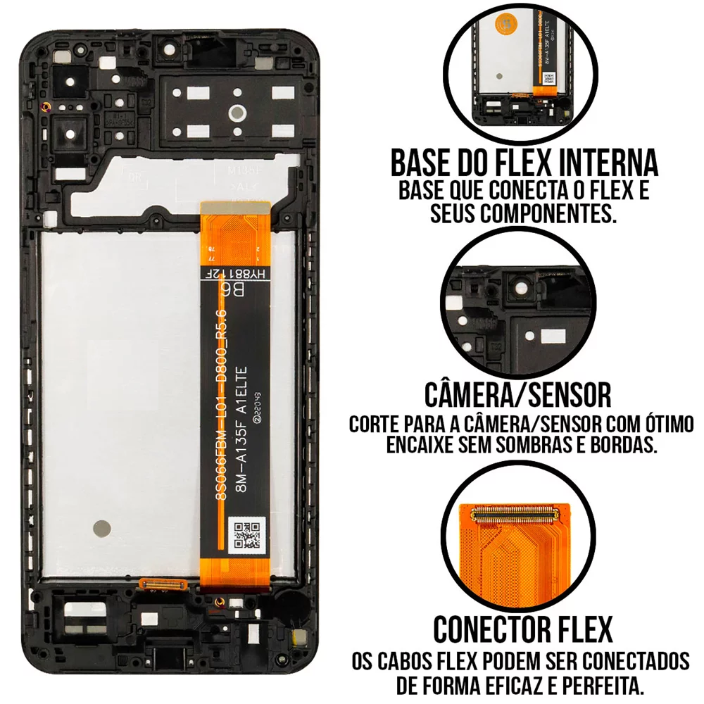 FRONTAL SAMSUNG GALAXY C/A M13 4G